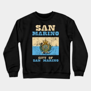 Flag of San Marino Crewneck Sweatshirt